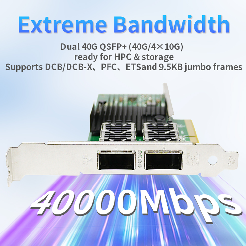 Karta sieciowa X710-QDA2 Dual  – Dual Port 40Gbe Pcie Nic recenzja i cena
